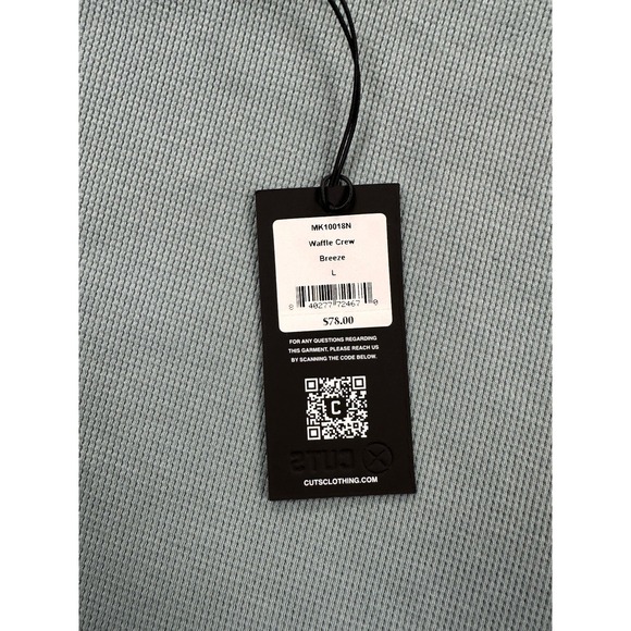 Cuts Clothing Long Sleeve thermal in Sage - Picture 8 of 10